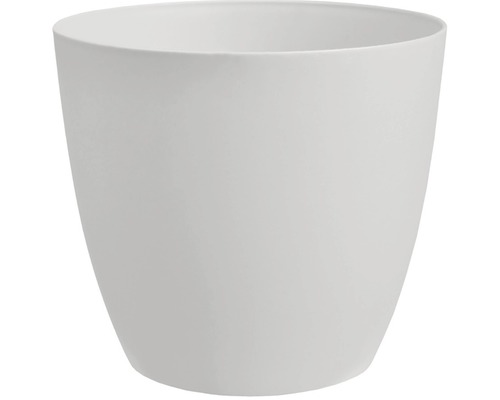 Obal na kvetináč plastový ELLA Ø 18 cm matný biely