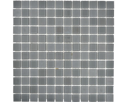 Sklenená mozaika CM4SE5M Crystal sivá 30x30 cm