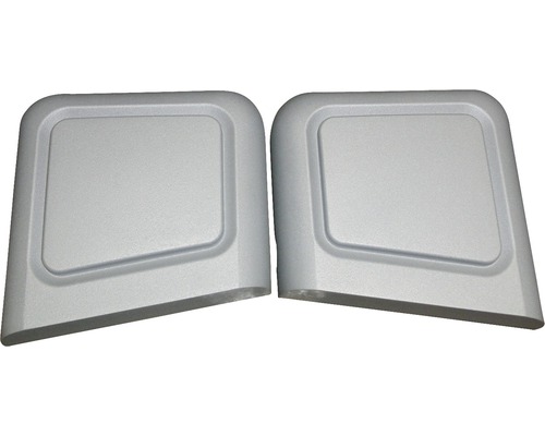 Dva hliníkové rohové profily