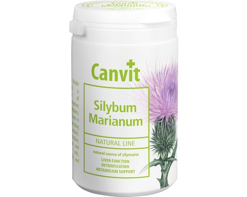Doplnok stravy pre psov a mačky Canvit Silybum Marianum 150 g