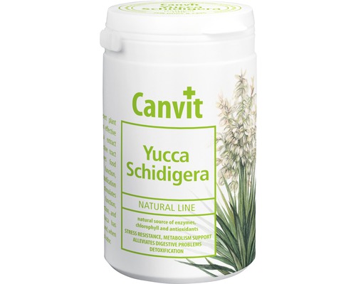 Doplnok stravy pre psov a mačky Canvit Yucca Schidigera 150 g Výživový doplnok Canvit Yucca Schidigera