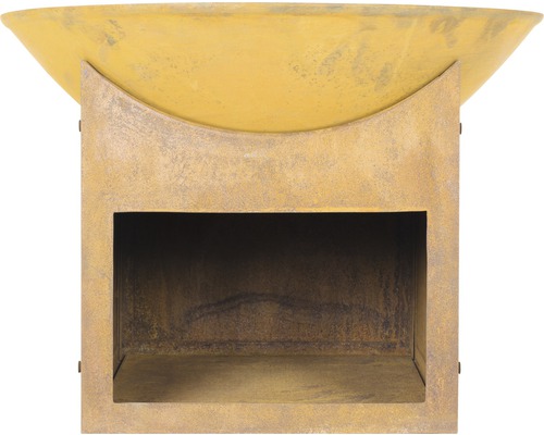 Ohnisko so štvorcovou základňou pre záhradu