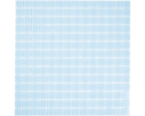 Sklenená mozaika GMA33 uni svetlo modrá 30,5x30,5 cm-0