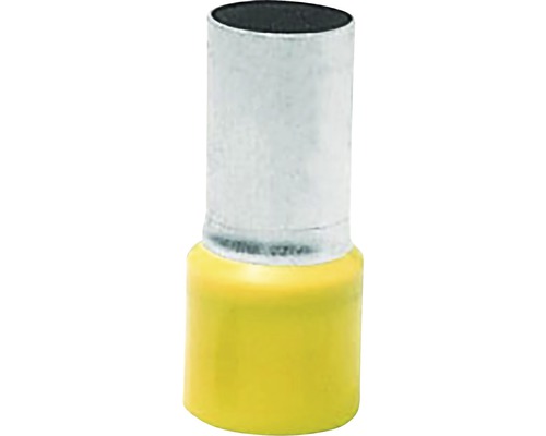 Dutinka izolovaná 1 mm², dĺžka 8 mm, 20ks žltá-0