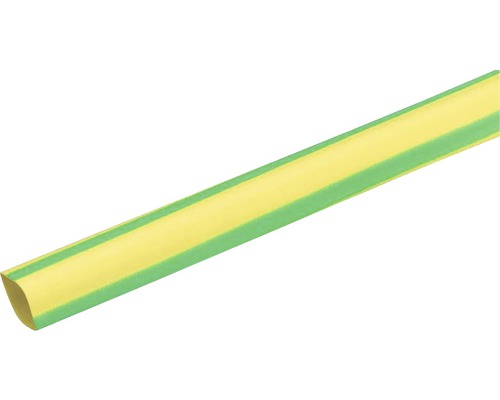 Zmršťovacia bužírka 9,4-4,8 mm zeleno-žltá