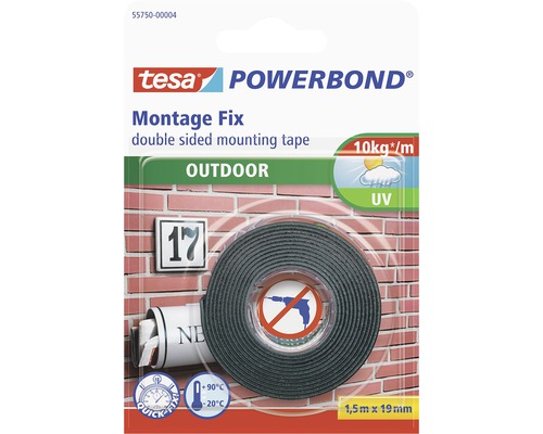 Tesa Powerbond Montage Fix obojstranná montážna páska pre vonkajšie použitie