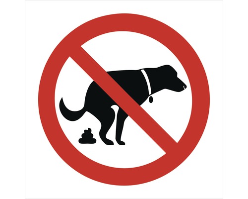 Samolepka "Zákaz venčenia psov" 92x92 mm