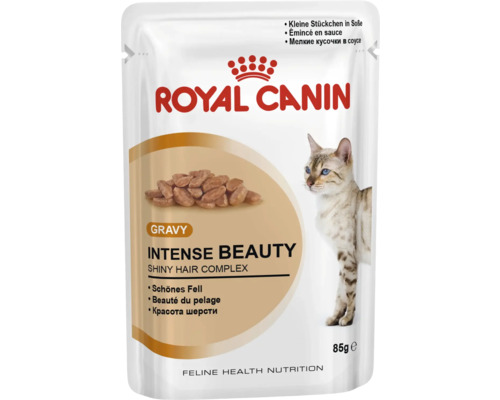 Royal Canin krmivo pre mačky Intense Beauty pre krásnu srsť v 85 gramovom vrecku