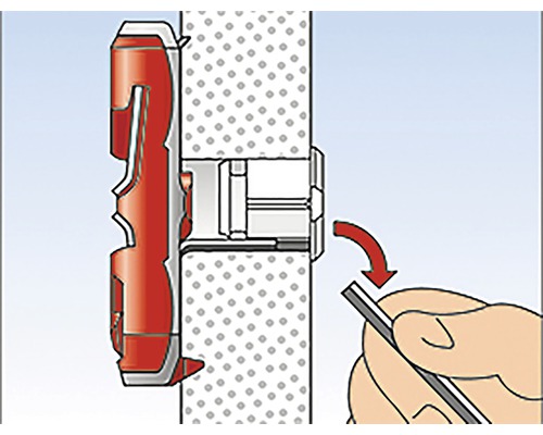 Ilustrácia inštalácie hmoždinky do izolačného materiálu