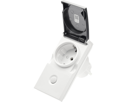 Nástenná zásuvka s výklopným vekom