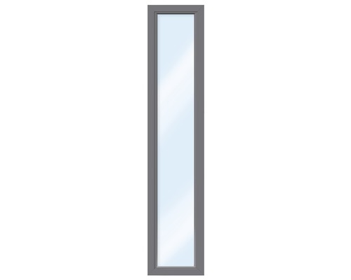 Plastové okno fixné zasklenie ESG ARON Basic biele/antracit 450 x 1600 mm (neotvárateľné)