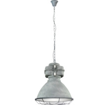 Závesná lampa s reťazou a tienidlom s ochrannou klietkou