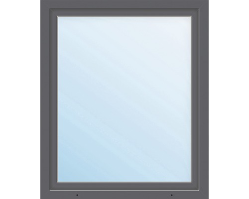 Plastové okno jednokrídlové ESG ARON Basic biele/antracit 850 x 1700 mm DIN ľavé