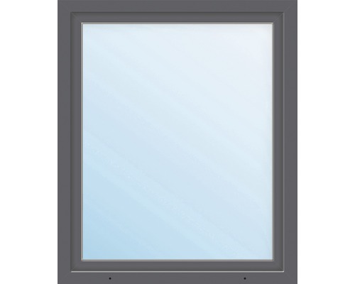 Plastové okno jednokrídlové ESG ARON Basic biele/antracit 1050 x 1600 mm DIN pravé