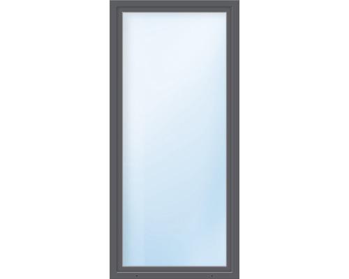 Balkónové dvere plastové jednokrídlové ESG ARON Basic biele/antracit 850 x 1900 mm DIN ľavé