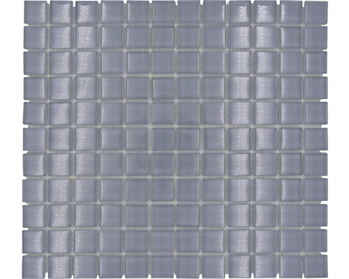 Sklenená mozaika XCM 8021 30,5x32,5 cm šedá