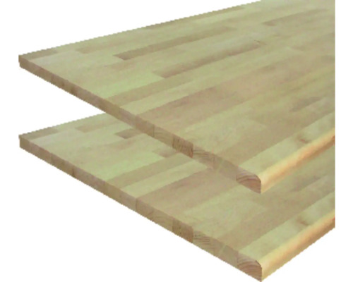 Kuchynská pracovná doska BUK MASIV 40 x 635 x 3000 MM Dve drevené dosky pre pracovné dosky alebo police