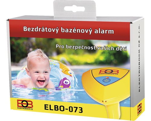 Balenie bezdrôtového bazénového alarmu