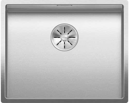Nerezový drez Blanco CLARON 500-IF 440 x 540 mm nehrdzavejúca oceľ durinox® 523390 Nerezový drez s odtokovou armatúrou