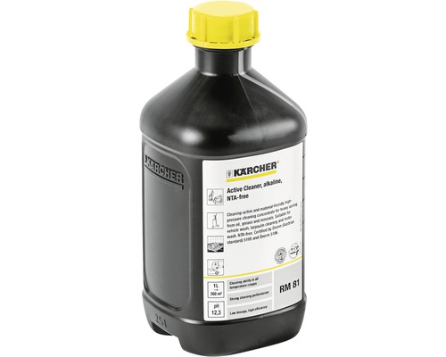 Aktívny čistič Kärcher Professional RM 81 6.295-555.0 Kärcher RM 81 aktívny čistič, alkalický, bez NTA, v 2,5-litrovej fľaši