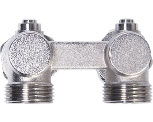 Dvojitý pripojovací ventil z kovu