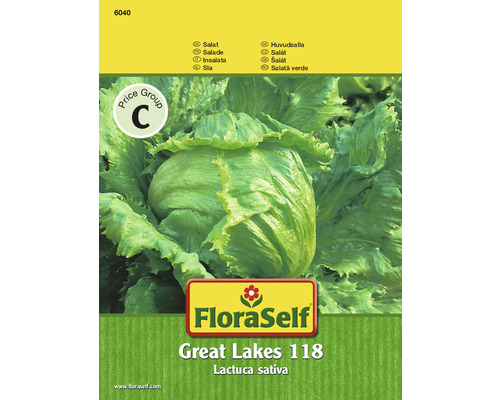 Balíček semien hlávkového šalátu FloraSelf Great Lakes 118