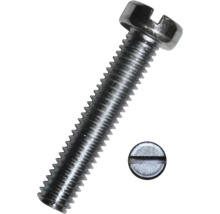 Kovová skrutka s drážkou