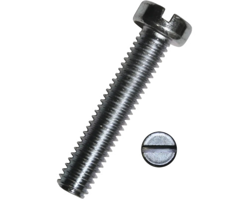 Kovová skrutka s drážkou