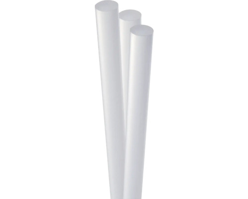 Lepiace tyčinky Steinel CRISTAL Ø 11mm balenie 10ks Detail tavných lepiacich tyčiniek