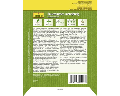 Šťavel kyslý viacročný, balenie semien od FloraSelf