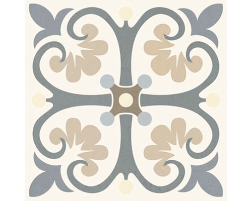 Dekoratívna dlaždica s kvetinovým vzorom