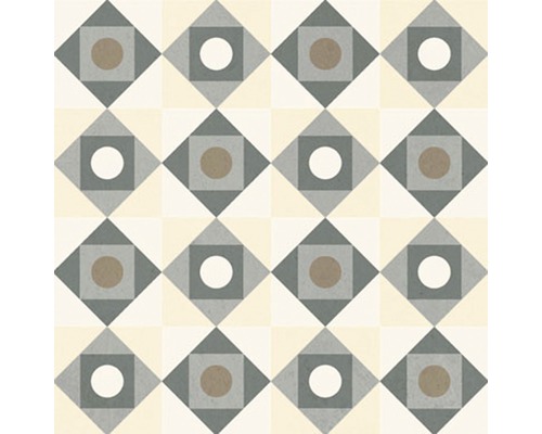 Dekoratívna podlahová dlaždica s geometrickým vzorom