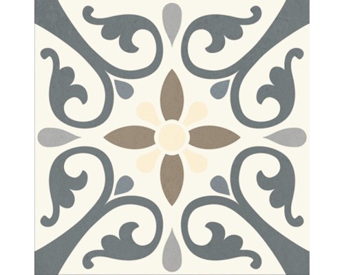 Dekoratívna dlaždica s kvetinovým vzorom