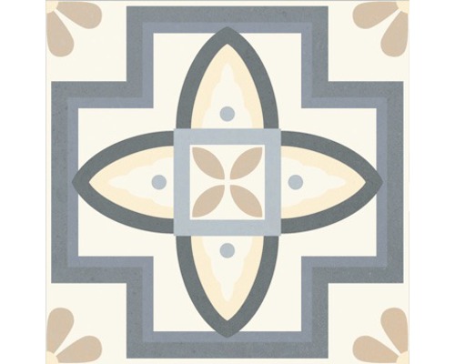 Dekoratívna podlahová dlaždica s geometrickým vzorom