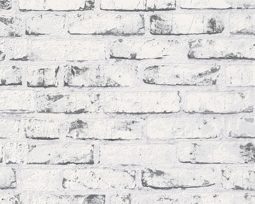 Vliesová tapeta, Best of Wood-Stone biela 10,05 x 0,53 m Tapeta so vzorom tehál