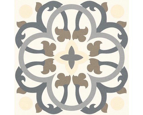 Dekoratívna dlaždica s kvetinovým vzorom