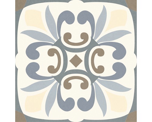 Dekoratívna podlahová dlaždica so vzorom