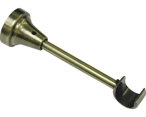 Stenový nosník pre 1 tyč zlatá antik 14 cm-0