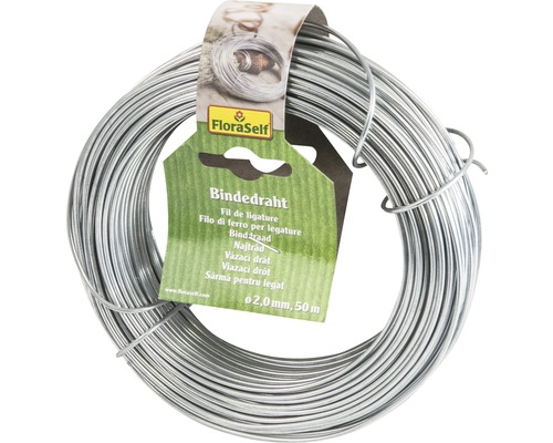 FloraSelf viazací drôt, priemer drôtu 2,0 mm, 50 metrov
