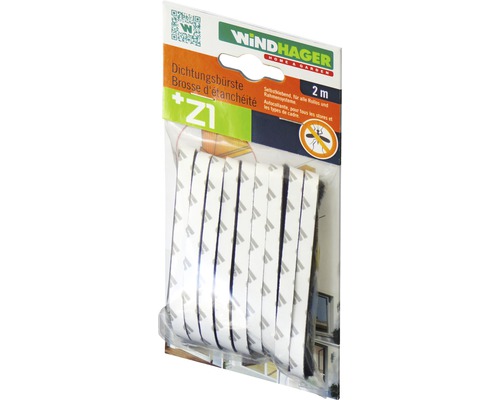 Tesniaca kefa Wind Hager, samolepiaca, dva metre, na utesnenie roliet a rámov