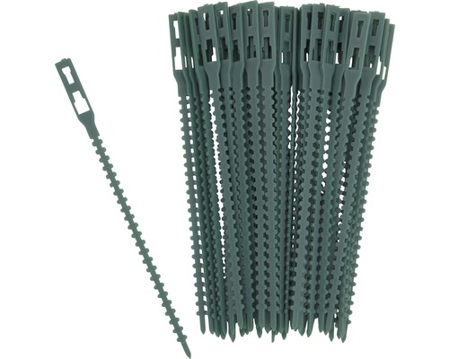 Sada opakovane použiteľných záhradných viazacích pások z plastu