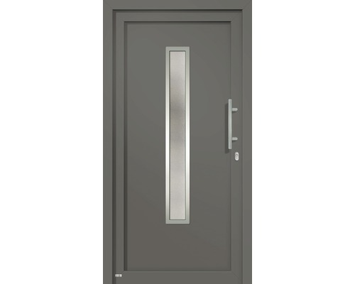Vchodové plastové dvere A2210 100 Ľ, antracit/biela Vchodové plastové dvere A2210 100 Ľ, antracit/biela
