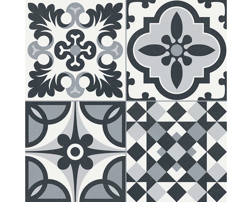 Dekoratívne dlaždice s rôznymi vzormi