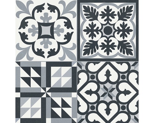 Dekoratívne dlaždice s rôznymi vzormi
