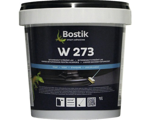 Bostik W 273 bitúmenový strešný lak vo vedre