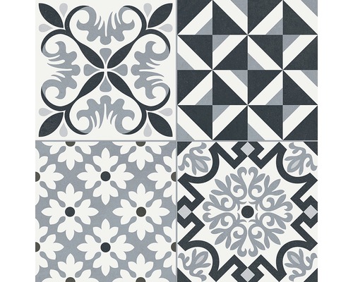 Dekoratívne dlaždice s rôznymi vzormi na steny a podlahy