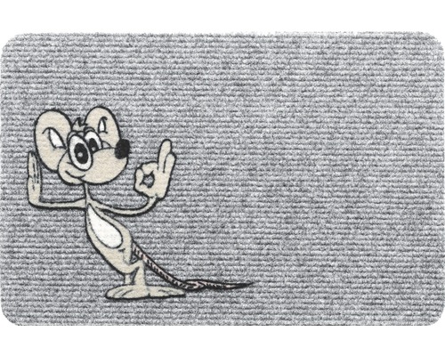 Vnútorná rohožka Myš ripsová 40 x 60 cm