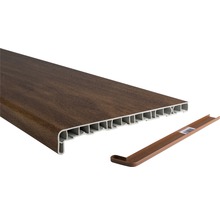 Plastový parapet 390x4000 mm, zlatý dub