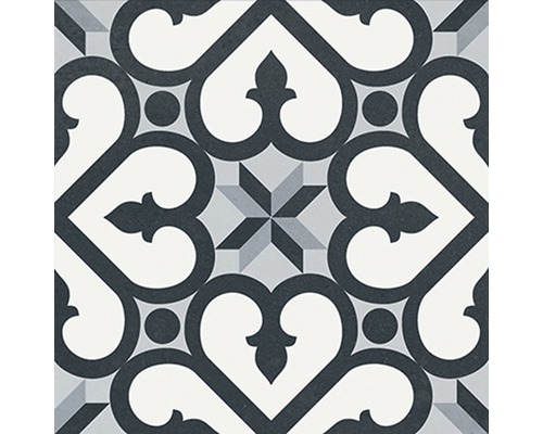 Dekoratívna podlahová dlaždica s geometrickým vzorom