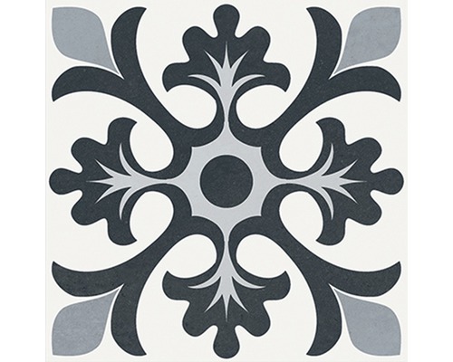 Dekoratívna podlahová dlaždica s kvetinovým vzorom